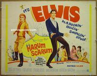 z328 HARUM SCARUM half-sheet movie poster '65 Elvis Presley