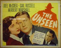 z852 UNSEEN half-sheet movie poster '44 McCrea, Russell