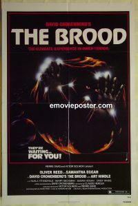 f331 BROOD one-sheet movie poster '79 David Cronenberg, Oliver Reed