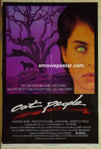 f342 CAT PEOPLE one-sheet movie poster '82 Nastassja Kinski