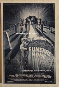 f464 FUNERAL HOME one-sheet movie poster '82 cool horror image!