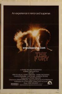 f466 FURY one-sheet movie poster '78 Brian De Palma, Kirk Douglas