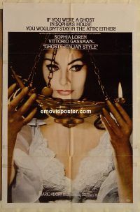 f472 GHOSTS ITALIAN STYLE style B one-sheet movie poster '68 Sophia Loren