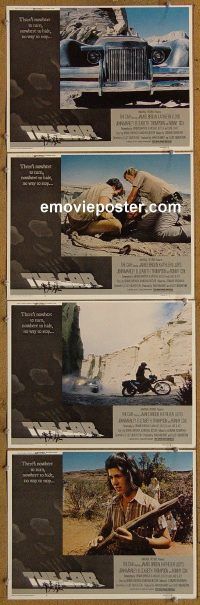 f160 CAR 4 movie lobby cards '77 James Brolin, horror!