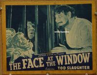 f213 FACE AT THE WINDOW movie lobby card '39 Tod Slaughter