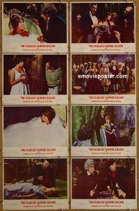 f105 FEARLESS VAMPIRE KILLERS 8 movie lobby cards '67 Roman Polanski