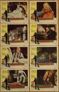 f107 FRANKENSTEIN 1970 8 movie lobby cards '58 Boris Karloff