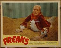 f215 FREAKS movie lobby card R49 chicken woman close up!