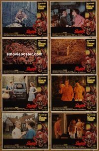 f136 SQUIRM 8 movie lobby cards '76 AIP, Don Scardino, horror