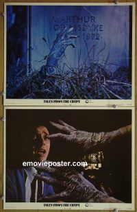 f181 TALES FROM THE CRYPT 2 movie lobby cards '72 Peter Cushing