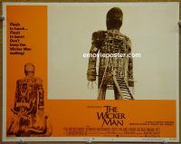 f262 WICKER MAN movie lobby card #5 '74 best card in set!