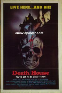 f709 SILENT NIGHT BLOODY NIGHT one-sheet movie poster R81 Death House!