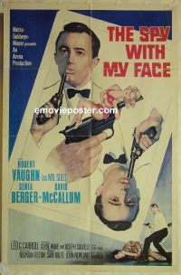 f728 SPY WITH MY FACE one-sheet movie poster '66 Man from UNCLE!