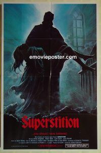 f741 SUPERSTITION one-sheet movie poster '82 James Houghton