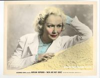 j472 MEN ARE NOT GODS color vintage 8x10 still '36 Miriam Hopkins close up!