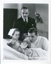 j473 MEN IN WHITE vintage 8x10 still '34 Clark Gable as doctor!