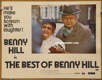 m037 BEST OF BENNY HILL Australian movie lobby card '74 English comedy!