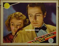 m002 13TH CHAIR movie lobby card '37 Madge Evans, cool image!