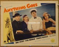 m020 ANYTHING GOES movie lobby card '36 Bing Crosby, Grace Bradley