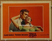 m028 BAND OF ANGELS movie lobby card #7 '57 Gable & De Carlo portrait!