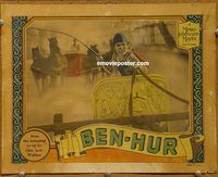 m035 BEN HUR movie lobby card '25 Ramon Novarro in chariot!