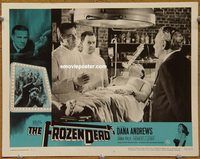 m209 FROZEN DEAD movie lobby card #7 '66 grade Z Dana Andrews!