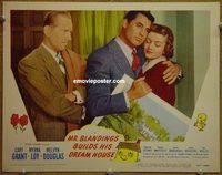 m370 MR BLANDINGS BUILDS HIS DREAM HOUSE movie lobby card #3 '48 Grant