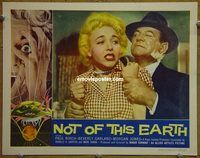 m387 NOT OF THIS EARTH movie lobby card '57 Beverly Garland, Corman