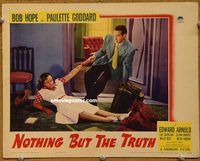 m388 NOTHING BUT THE TRUTH movie lobby card '41 Bob Hope, Goddard