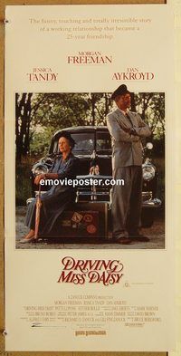 p319 DRIVING MISS DAISY Australian daybill movie poster '89 Freeman, Tandy