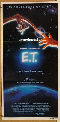 p344 ET Australian daybill movie poster '82 Spielberg