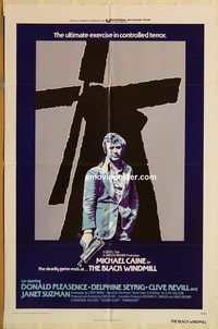 v190 BLACK WINDMILL int'l one-sheet movie poster '74 Michael Caine, Pleasence