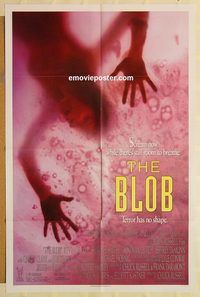 v197 BLOB one-sheet movie poster '88 Kevin Dillon, horror remake!