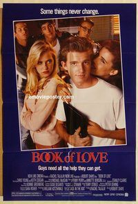 v219 BOOK OF LOVE DS one-sheet movie poster '90 Chris Young, Keith Coogan