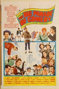 v762 MGM'S BIG PARADE OF COMEDY one-sheet movie poster '64 W.C. Fields