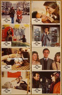 a667 STARTING OVER 8 movie lobby cards '79 Reynolds, Clayburgh