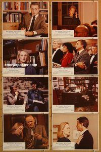 a672 STILL OF THE NIGHT 8 movie lobby cards '82 Roy Scheider, Streep