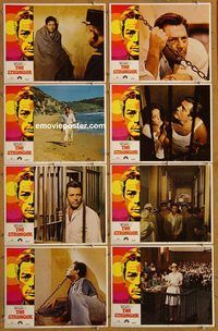 a677 STRANGER 8 movie lobby cards '68 Luchino Visconti, Mastroianni