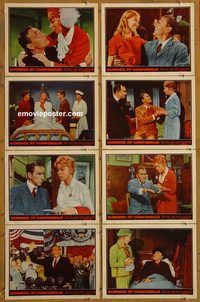 a684 SUNRISE AT CAMPOBELLO 8 movie lobby cards '60 Bellamy, Garson