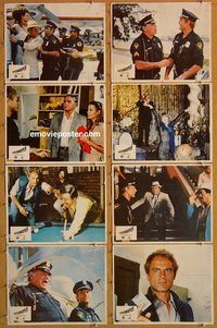 a687 SUPERSNOOPER 8 movie lobby cards '80 Terence Hill, Borgnine