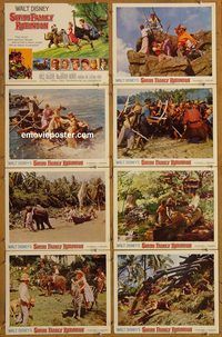 a691 SWISS FAMILY ROBINSON 8 movie lobby cards R68 Disney