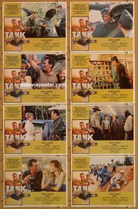 a695 TANK 8 movie lobby cards '84 James Garner, C. Thomas Howell