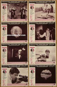 a697 TARGETS 8 movie lobby cards '68 Boris Karloff, Bogdanovich