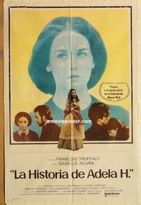 b499 STORY OF ADELE H Argentinean movie poster '75 Francois Truffaut