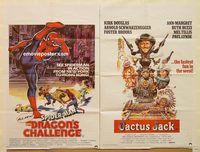 b228 SPIDER-MAN & THE DRAGON'S CHALLENGE/VILLAIN British quad movie poster