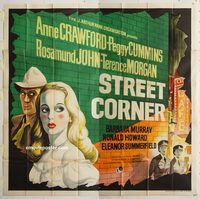 b104 BOTH SIDES OF THE LAW English six-sheet movie poster '53 Anne Crawford