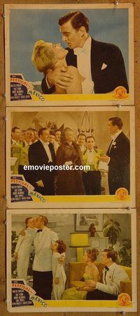 e319 HOLIDAY IN MEXICO 3 Spanish vintage movie lobby cards'46 Pidgeon, Iturbi