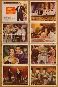 e852 GREAT CARUSO 8 vintage movie lobby cards R60s Mario Lanza, Ann Blyth