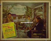 d300 GUEST IN THE HOUSE vintage movie lobby card '44 Anne Baxter, Warrick