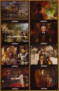 e856 HAUNTED MANSION 8 vintage movie lobby cards '03 Eddie Murphy, Disney